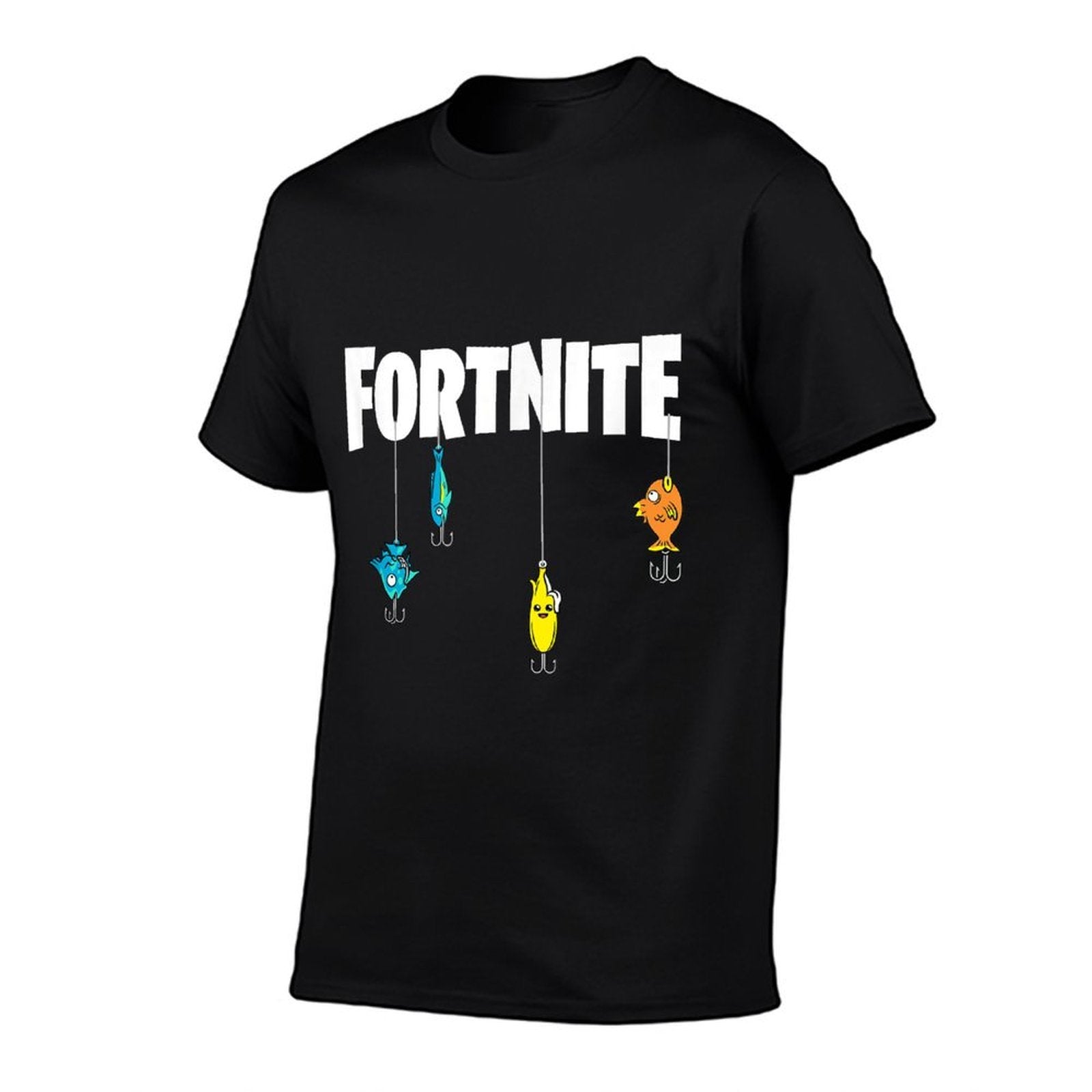 Fortnite Logo Lures White  Graphic-printed T-Shirt