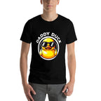 Daddy Duck Dad I Love Ducks Family Lover Funny Rubber Duck  Soft T-Shirt