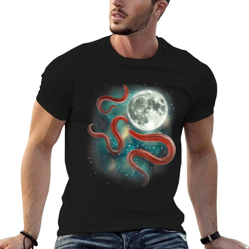 Three Worm Moon  3 Worm Funny Weird Cursed Meme  Quick-drying T-Shirt