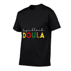 Dope Black Doula African American Midwife Birth Educator  Vintage-inspired T-Shirt