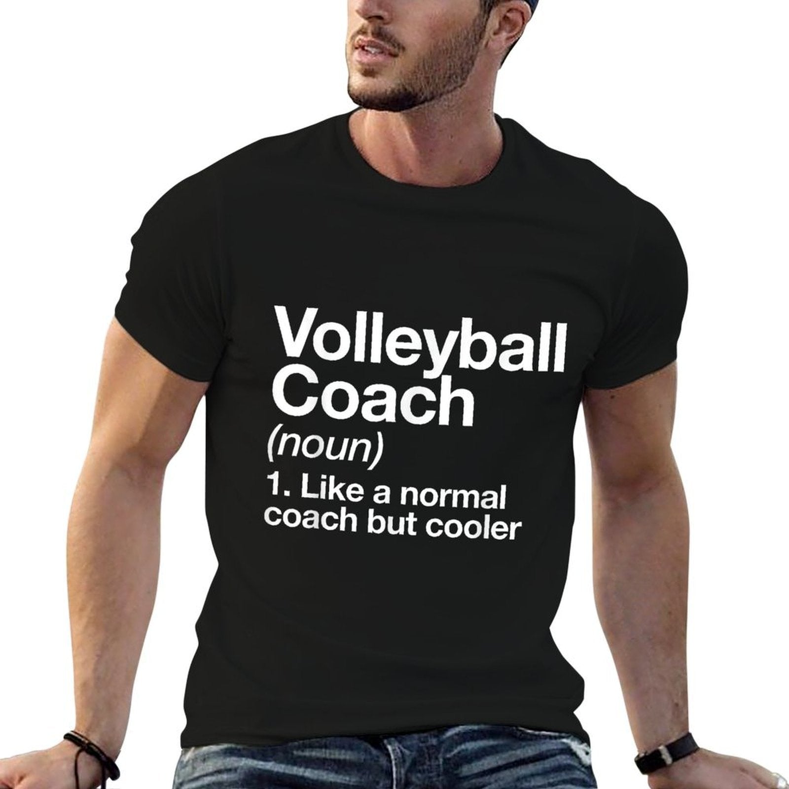 Volleyball Coach Funny Sports Definition Trainer Instructor  Vintage-inspired T-Shirt