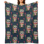 Happy Sprig  Amphibia Shrink-resistant Throw Blanket