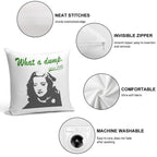 What A Dump! Soft Easy Maintenance Throw Pillow