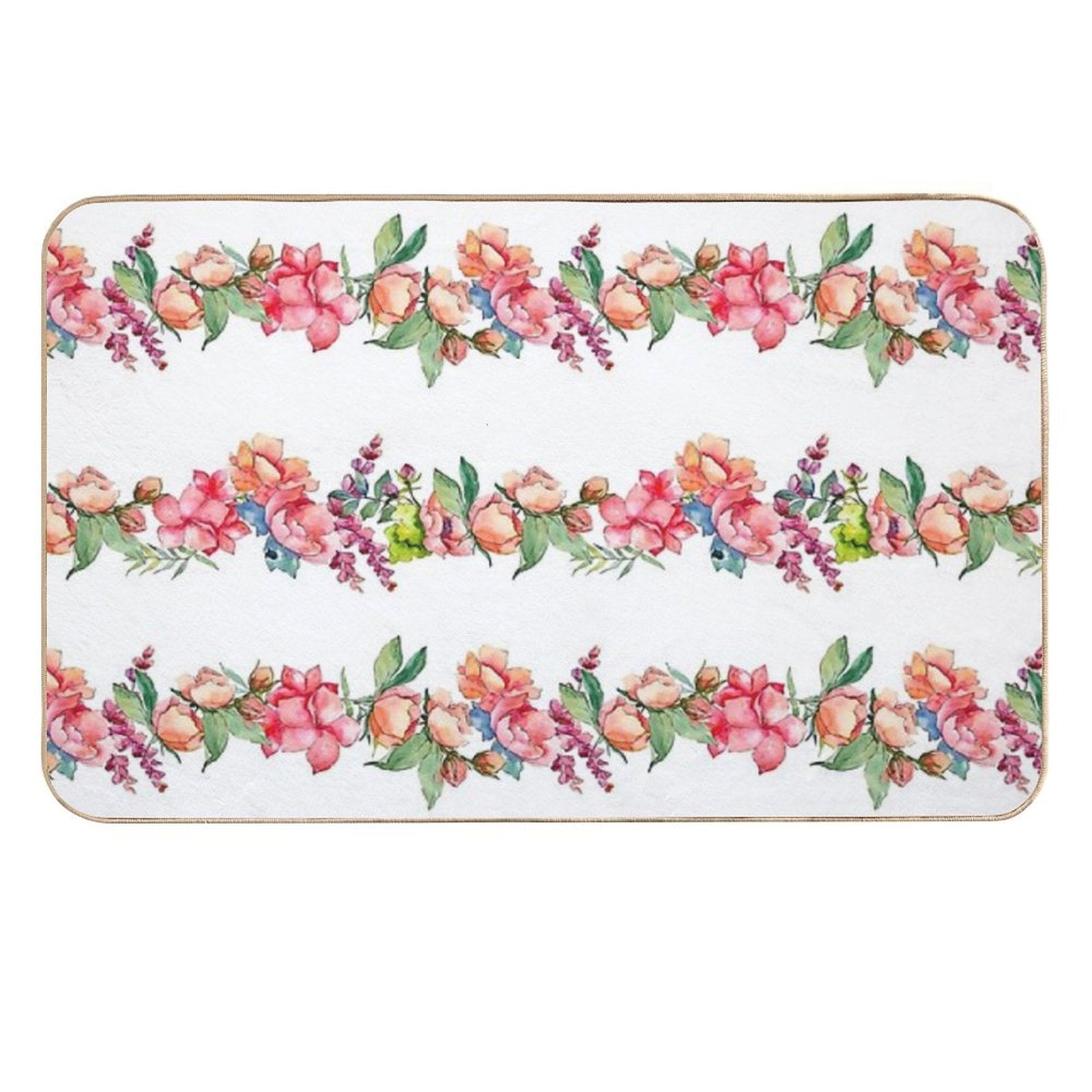 String of Flowers  Versatile Bath Mat