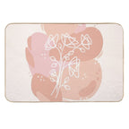 Bloom Line Art  Absorbent Bath Mat