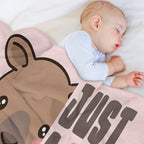 Just A Girl Who Loves Capybara Quick-dry Throw Blanket