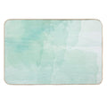 Abstract Turquoise Watercolor Background  Pet-Safe Bath Mat