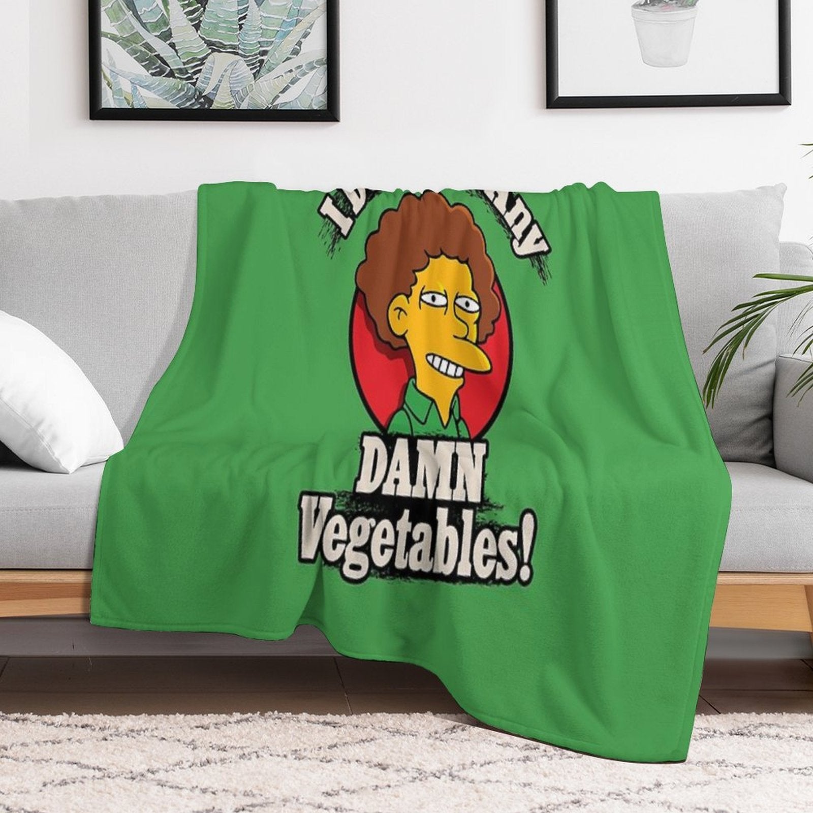 I Don't Want Any Damn Vegetables Gift-ready Throw Blanket