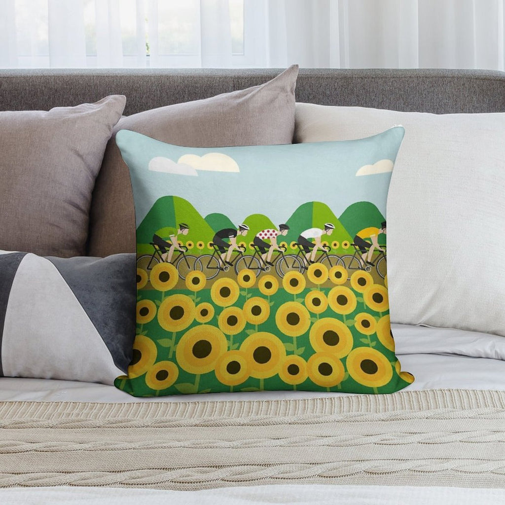 Le Tour I Soft Reinforced Edging Throw Pillow