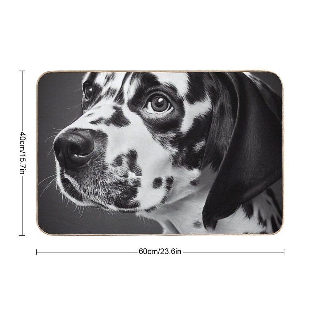Dalmatian Dog  Easy Maintenance Bath Mat