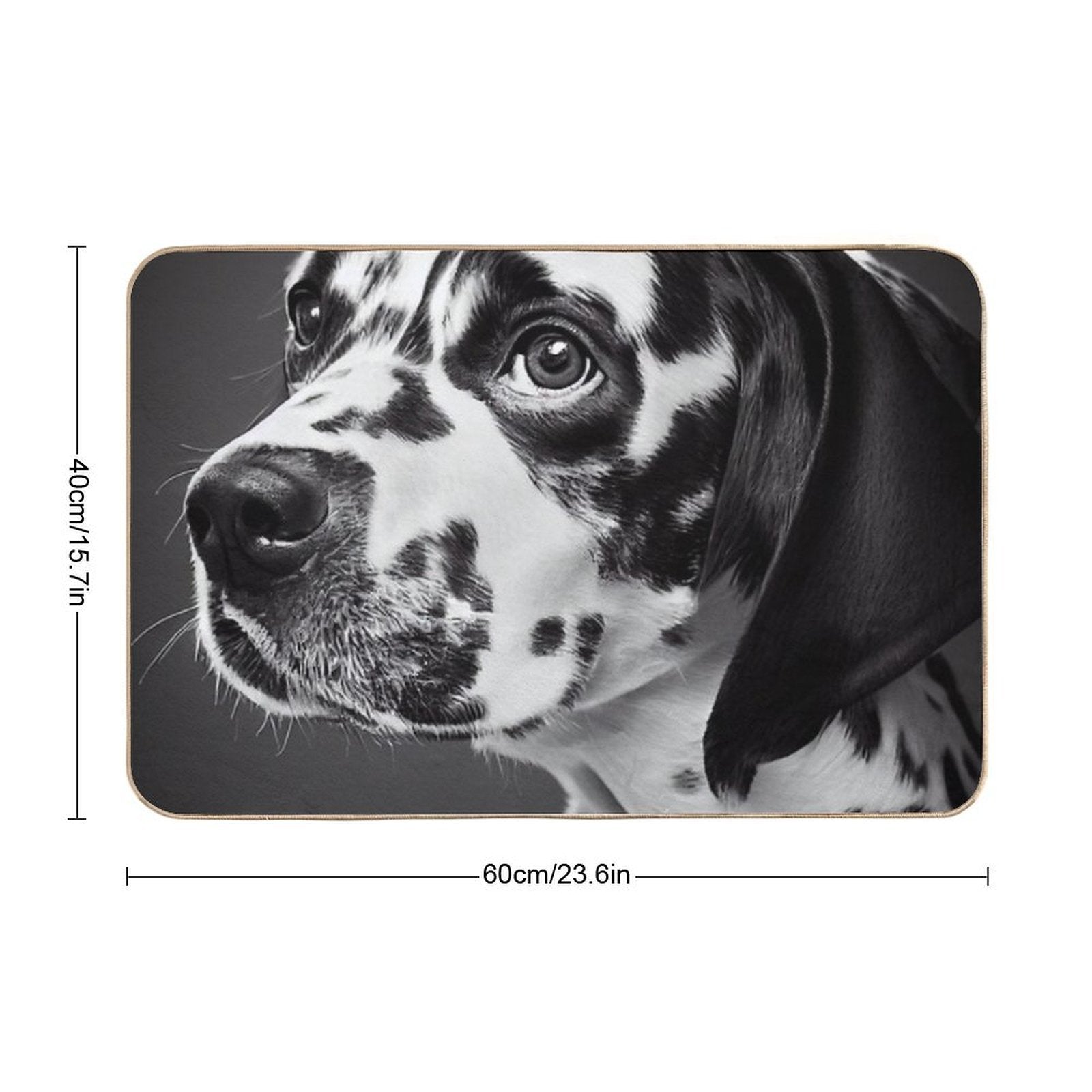 Dalmatian Dog  Easy Maintenance Bath Mat