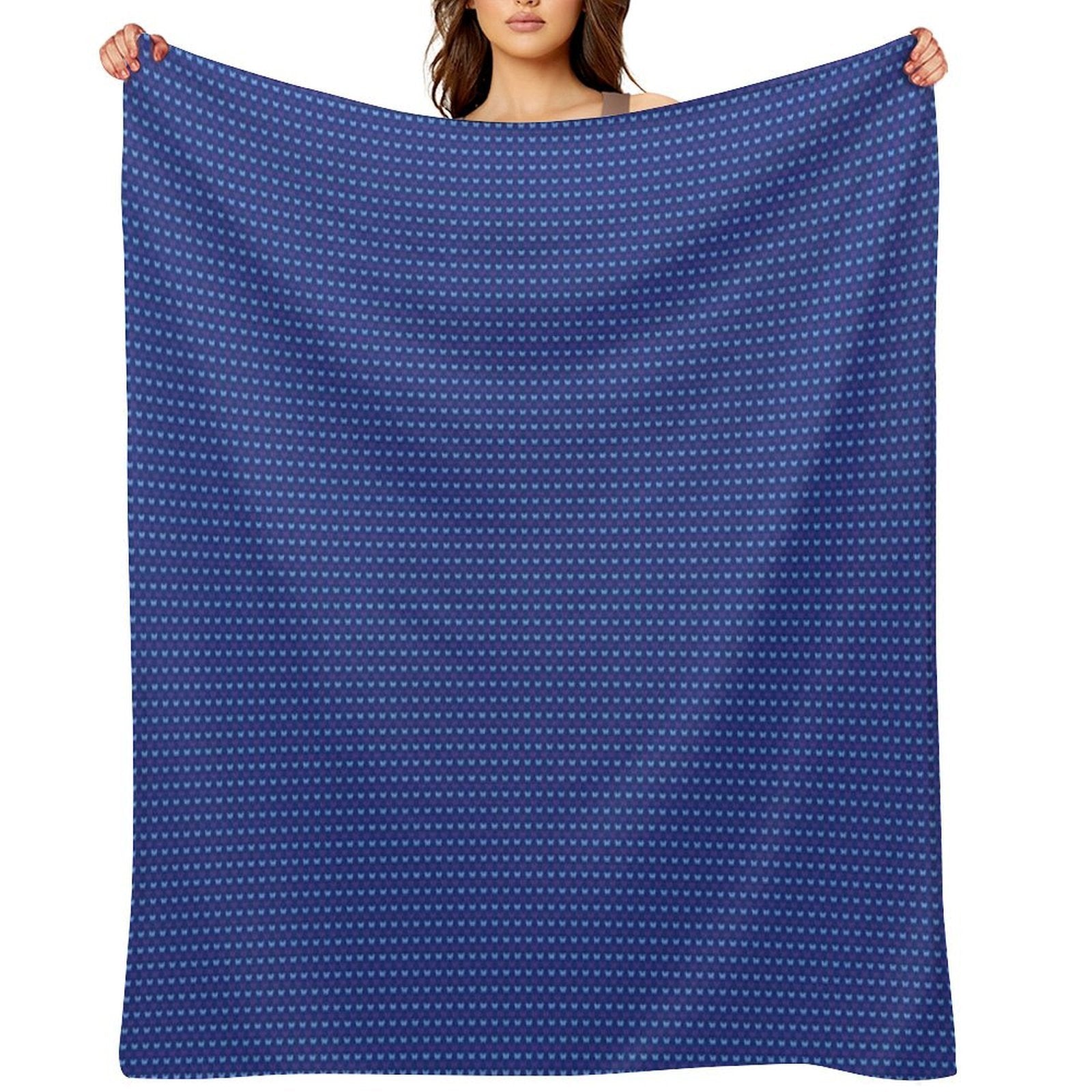All Over Blue Butterflies Lightweight Throw Blanket