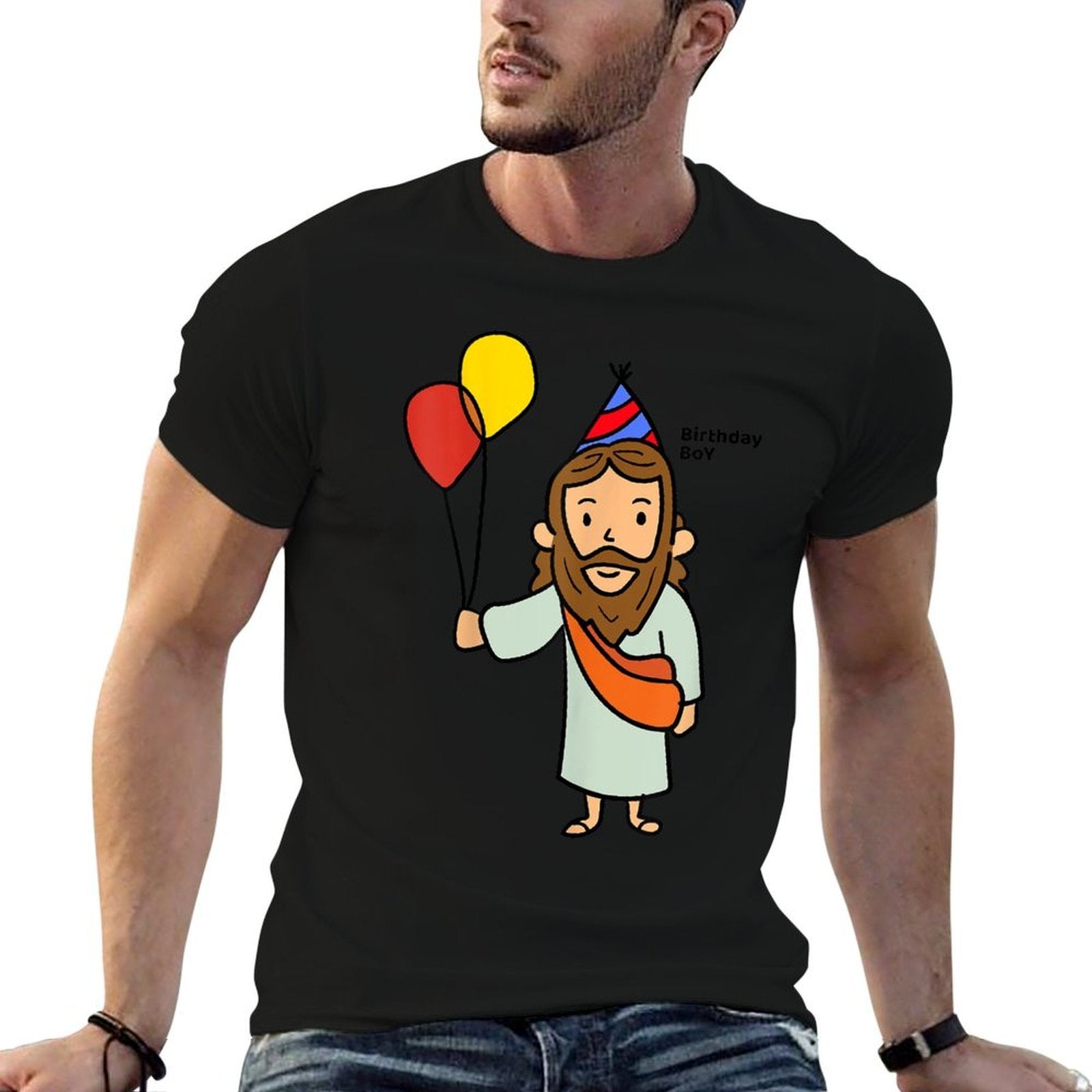 JESUS BIRTHDAY BOY  Funny Christmas Christ  Classic T-Shirt