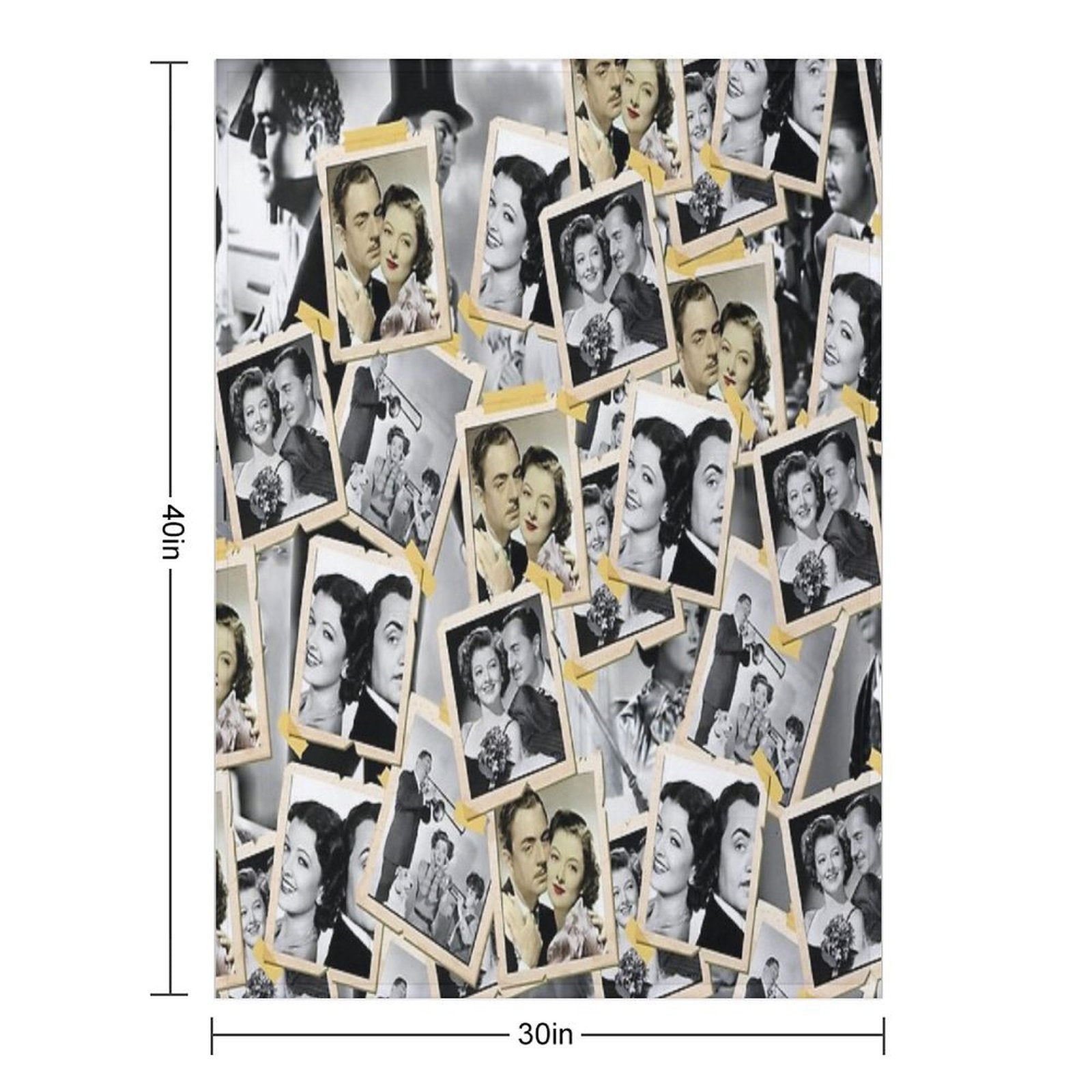 The Thin Man, Crime Thriller 30s, William Powell Myrna Loy Sustainable Throw Blanket