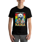 Autism Awareness Family Proud Autism Mama Bear Love  Breathable T-Shirt