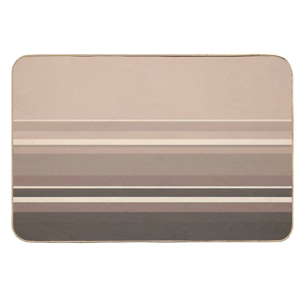 Classic Stripes Pattern Durable Bath Mat