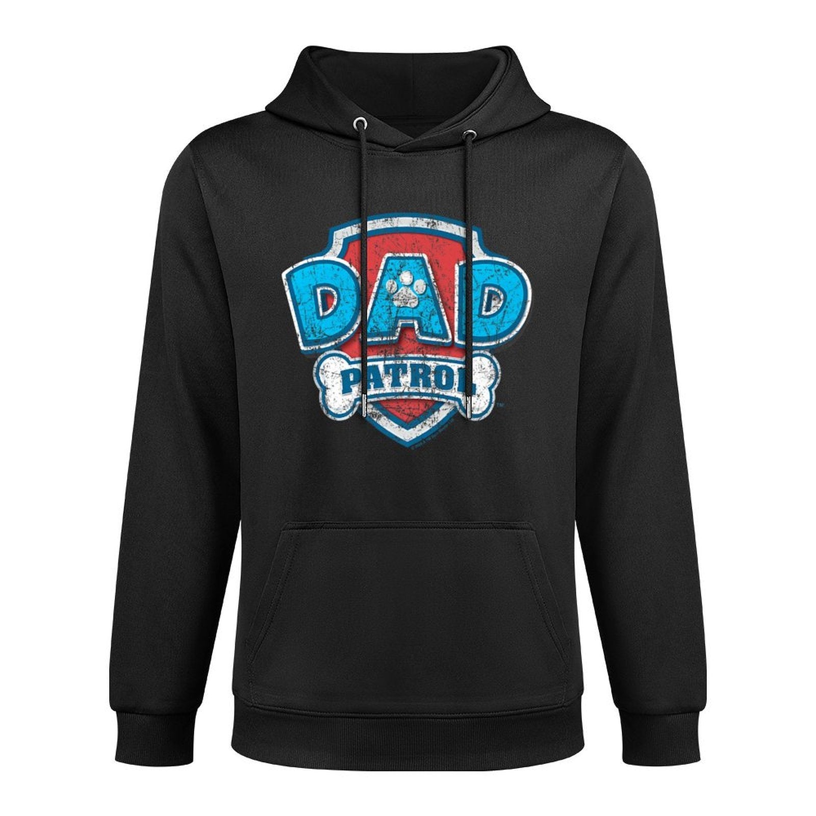 Mens Paw Patrol Father's Day Dad Patrol Premium Machine Washable Hoodie