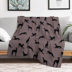 Greyt Greyhound Silhouettes - 776366 All-season Throw Blanket