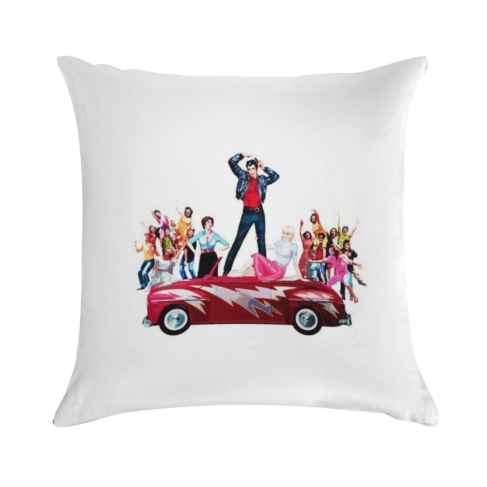 Grease Is The Word Soft Ultra-Soft Texture Throw Pillow