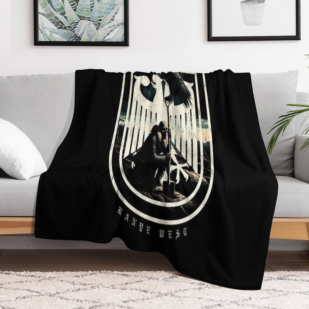 Design Vultures Kanye West Plush Throw Blanket