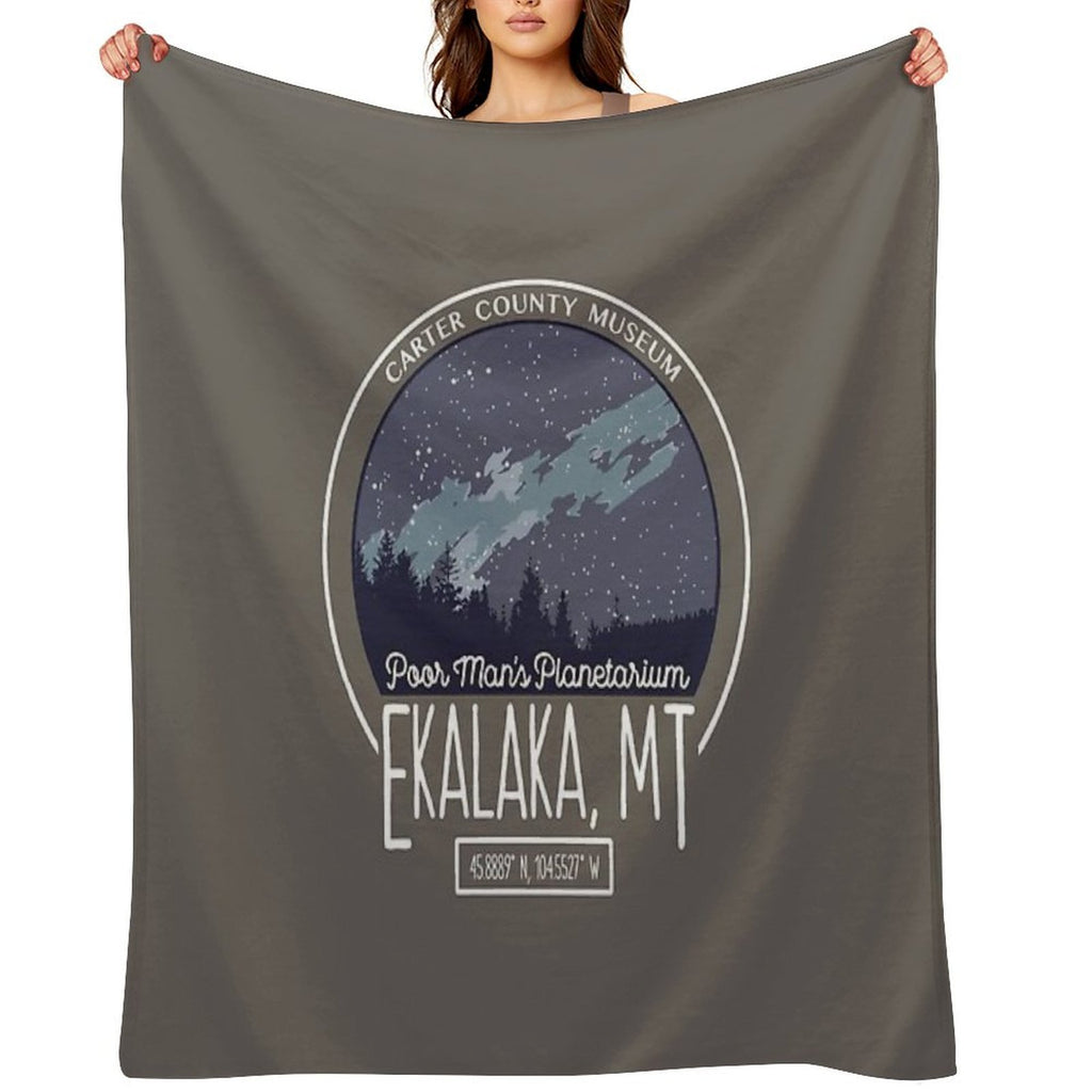 Poor Man's Planetarium Durable Throw Blanket
