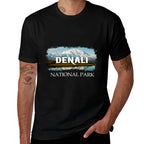 Retro Vintage Denali Alaska National Park Design  Classic T-Shirt