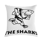 The Sharks Rugby Supporter Gear Soft Shrink-Resistant Throw Pillow