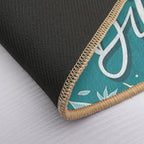 Bad Bitch—Teal  Fade-Resistant Bath Mat