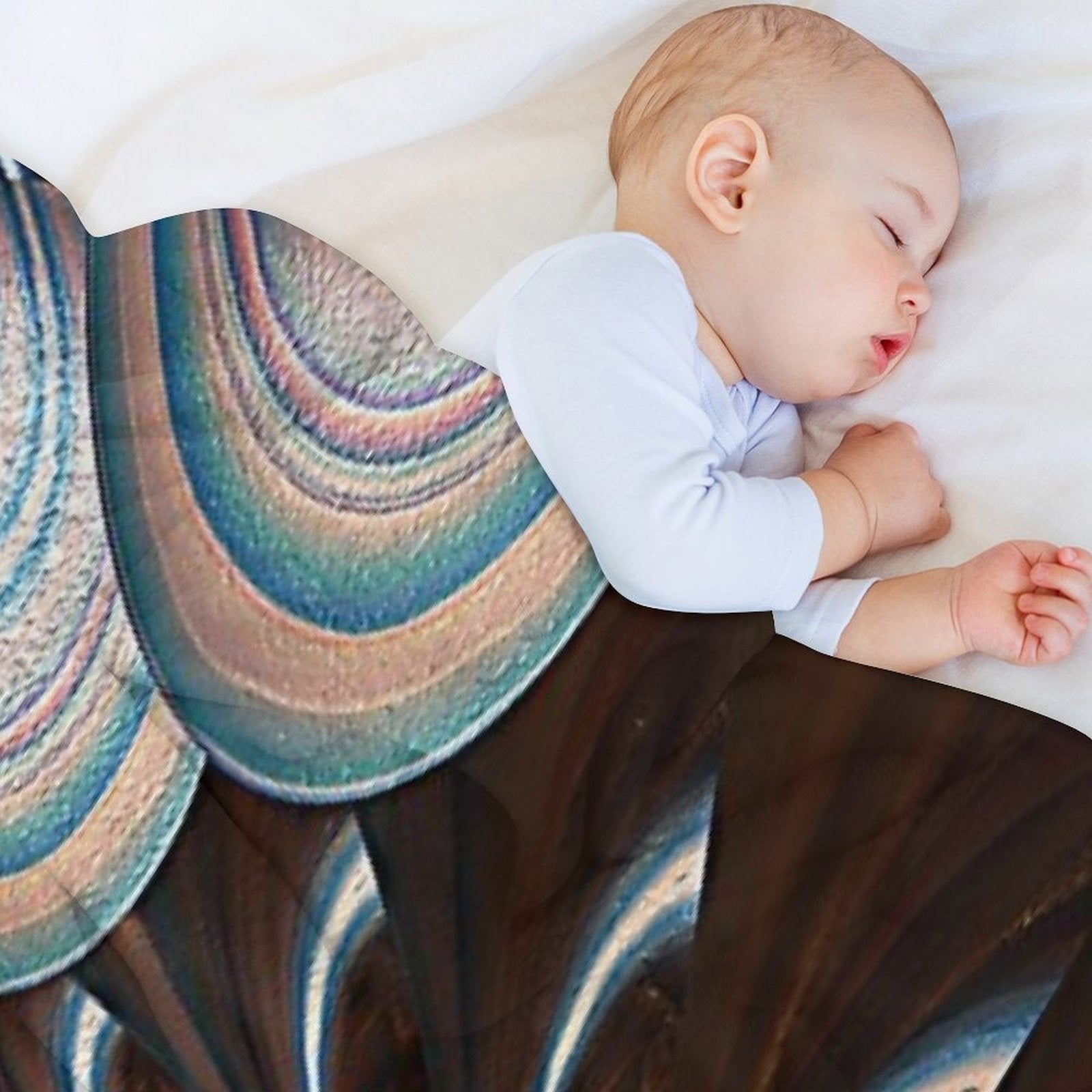 Illumined Shungite... Wrinkle-free Throw Blanket