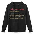 Vintage Religious War Definition Anti-religious Activist Versatile Streetwear Hoodie