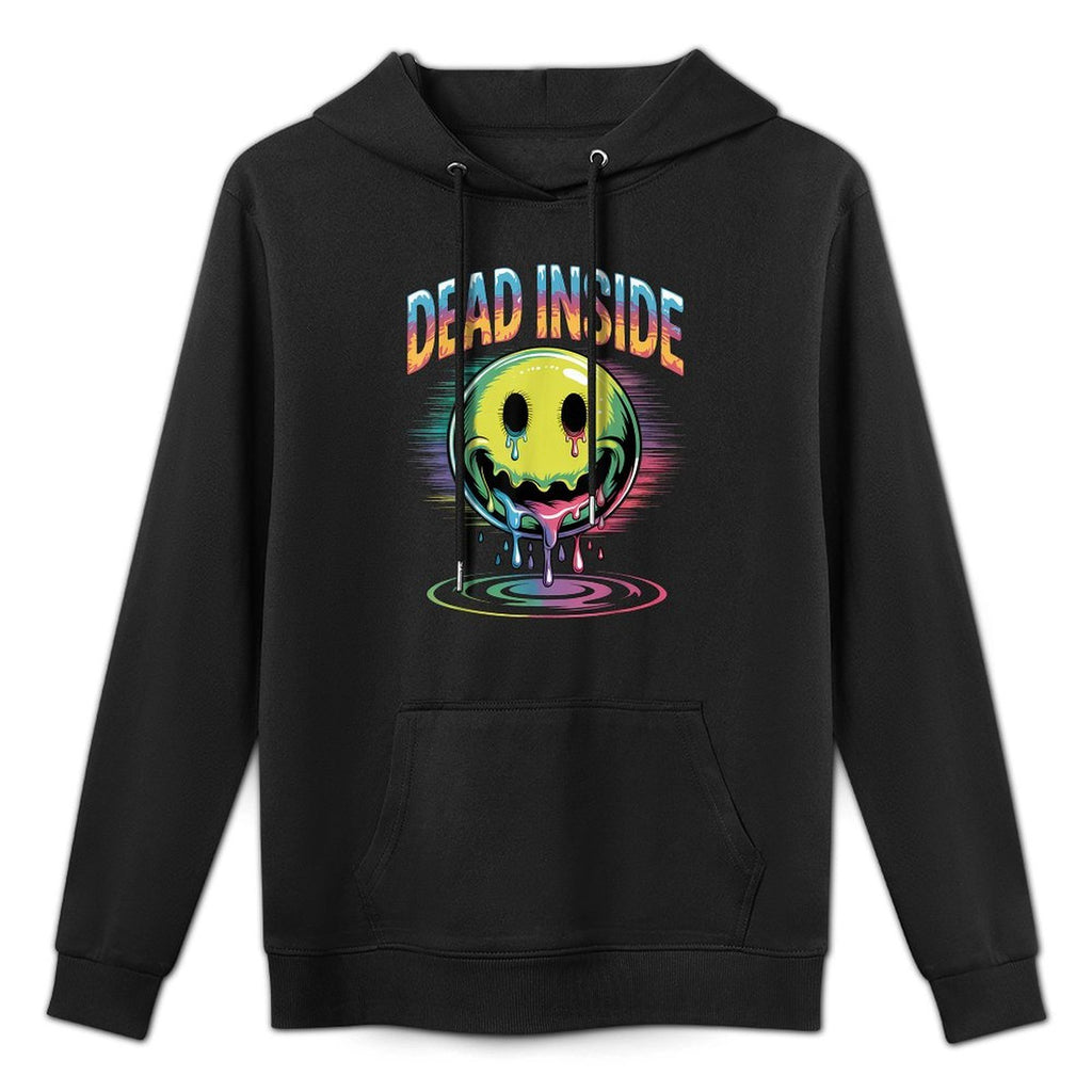 Funny Trippy Dead Inside Quote Sarcasm Meme Gothic Versatile Streetwear Hoodie