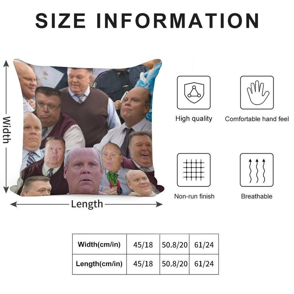 Hitchcock And Scully Collage Soft Multiple Sizes Throw Pillow