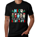 NICU Christmas NICU Nurse Xmas Neonatal Intensive Care Unit  Slim-fit Cut T-Shirt