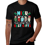 NICU Christmas NICU Nurse Xmas Neonatal Intensive Care Unit  Slim-fit Cut T-Shirt