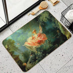 Jean-Honoré Fragonard The Swing (L'Escarpolette)(The Happy Accidents of The Swing)  Anti-Trip Bath Mat