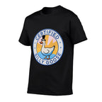 Certified Silly Goose Badge Funny Trendy Meme Joke Apparel  Slim-fit Cut T-Shirt