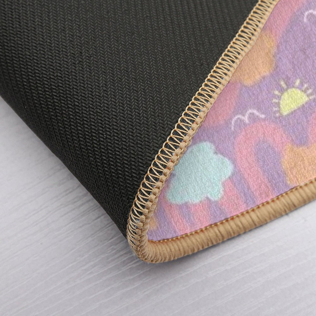 Dreamy Vibes Pastel  Odorless Bath Mat