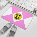 MMPR Pink Ranger With Coin  Multi-Purpose Bath Mat