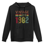 40 Year Old Gifts Vintage 1982 Limited Edition 40th Birthday Shrink-Resistant Hoodie
