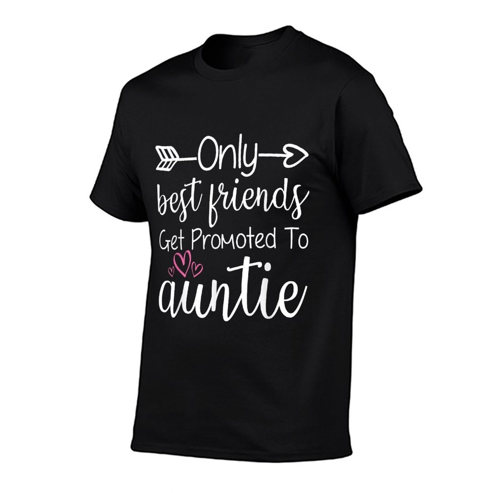 Only Best Friends Get Promoted To Auntie Sister Best Friend  Heathered Texture T-Shirt