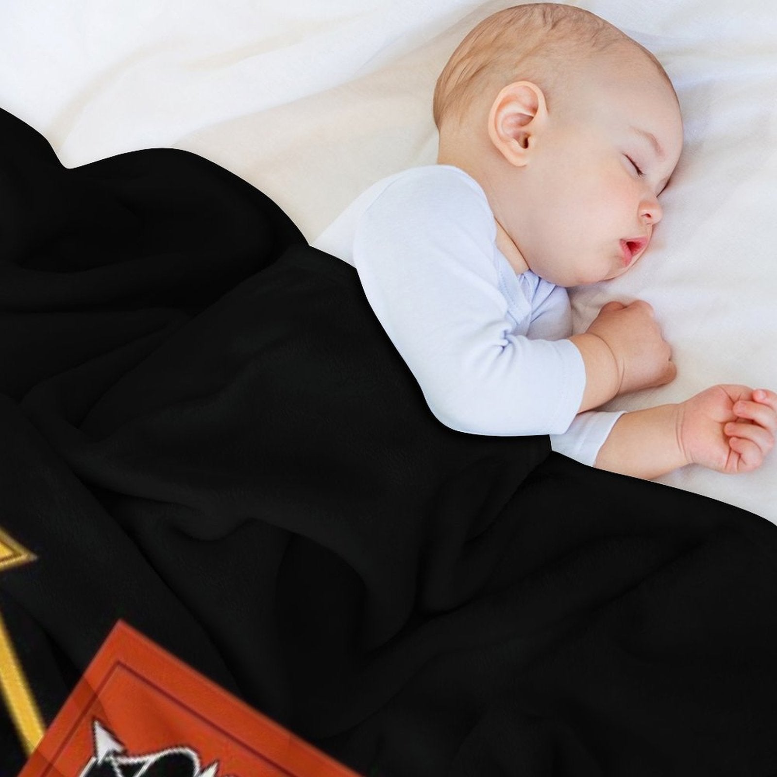 Army - 7th Special Forces Group - Flash W Br - Ribbon X 300 Sustainable Throw Blanket