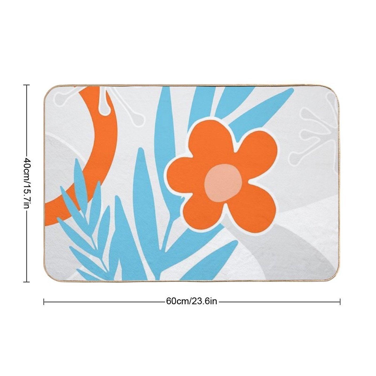 Nature Geometry 06  Multi-Purpose Bath Mat