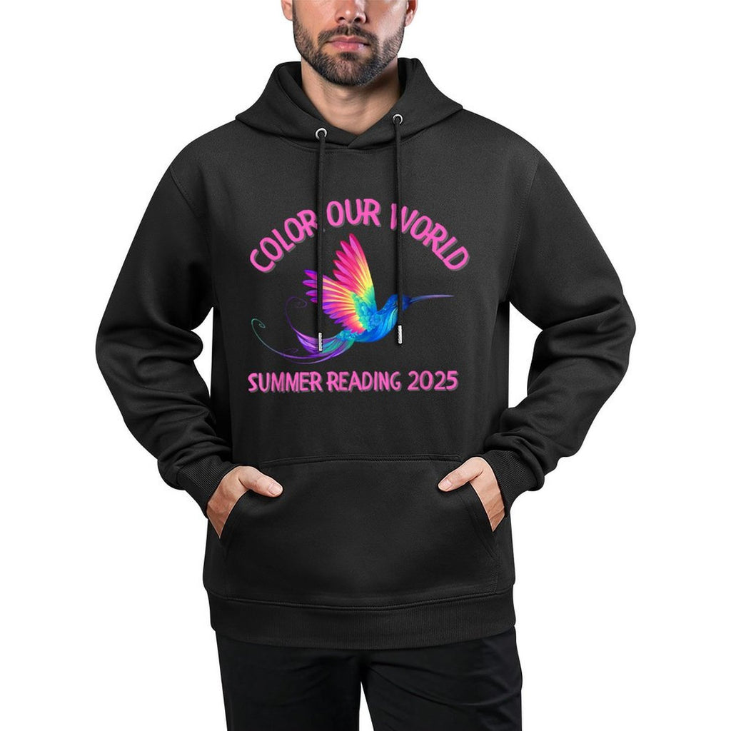 Color Our World Summer 2025 Reading Program Hummingbird Pilling-Resistant Hoodie