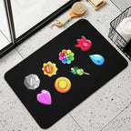 Kanto Badges  Long-Lasting Bath Mat