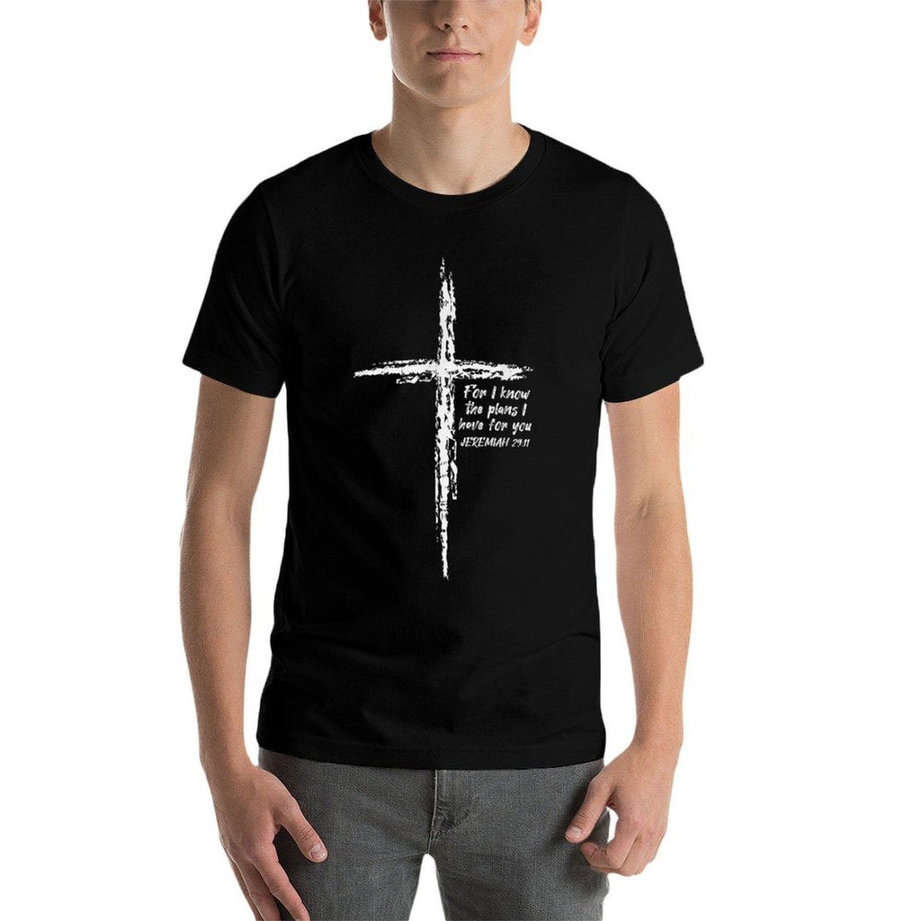 Cross I Know The Plans Verse Bible Jesus God Christian Gift Comfortable T-Shirt