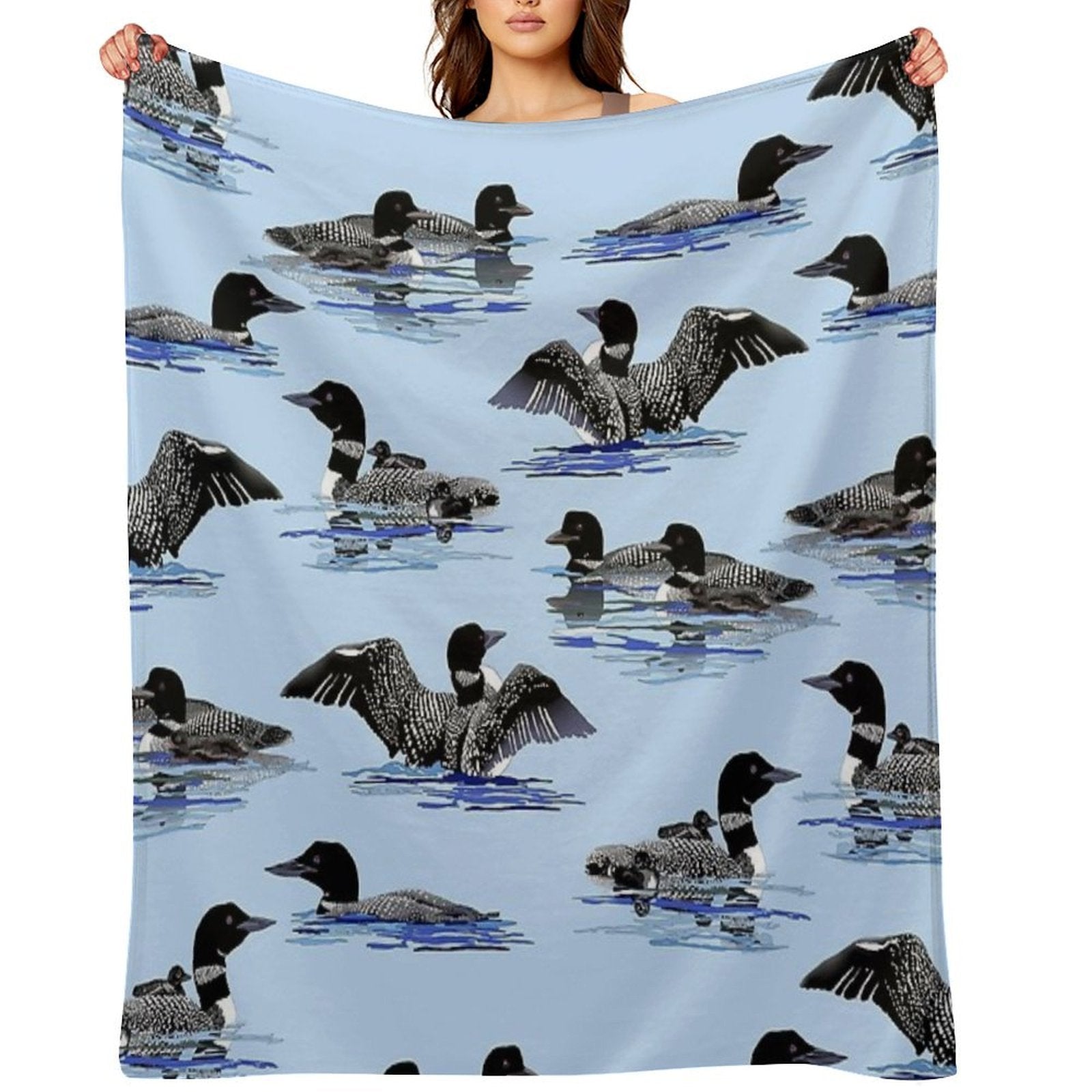 Lots of Loons Shrink-resistant Throw Blanket