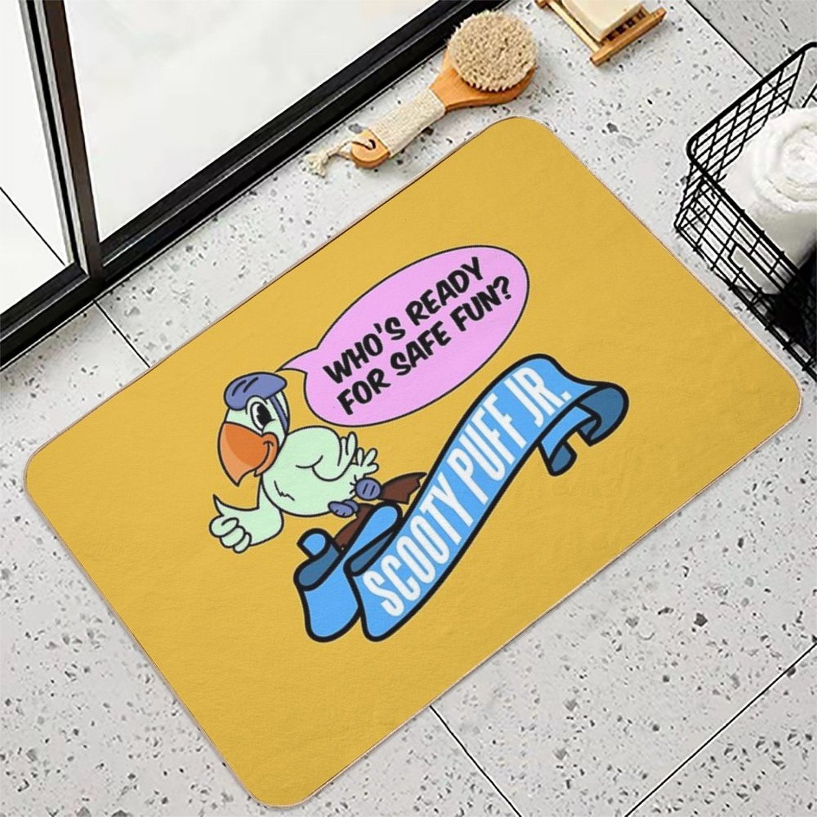 Scooty Puff Jr  Long-Lasting Bath Mat