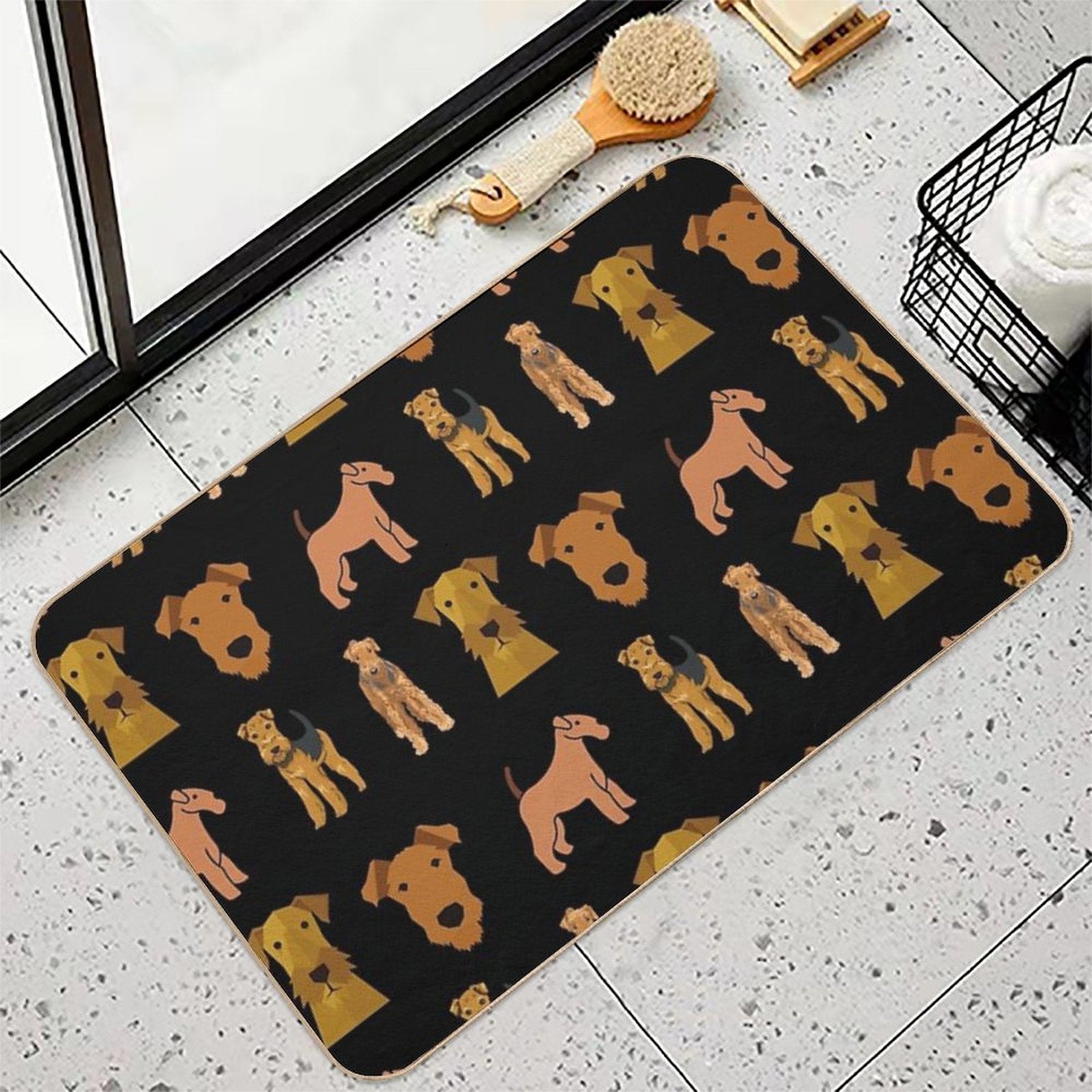 Airedale Terrier  High-Traffic Bath Mat