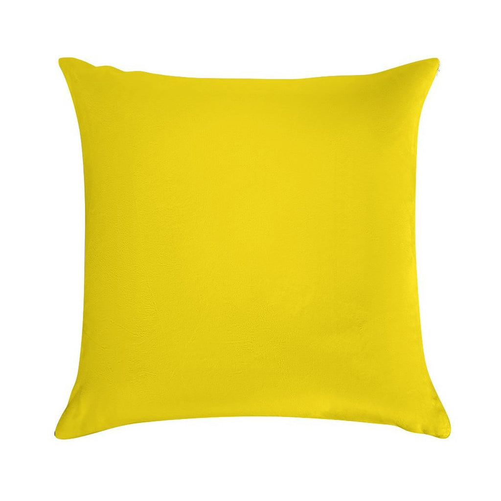 VERY VIVID YELLOW - THE VERY VIVID RANGE- 100 SHADES OF YELLOW ON OZCUSHIONS Soft Style Accent Throw Pillow