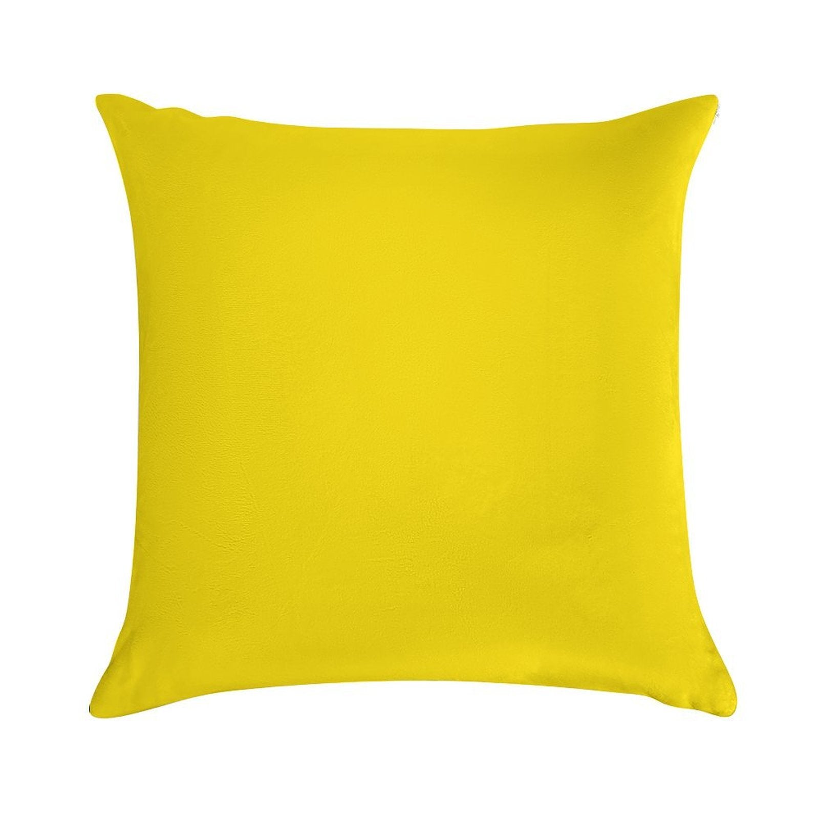 VERY VIVID YELLOW - THE VERY VIVID RANGE- 100 SHADES OF YELLOW ON OZCUSHIONS Soft Style Accent Throw Pillow